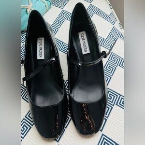Steve Madden Black Mary jane ballerina size US 8 Never Worn almost new